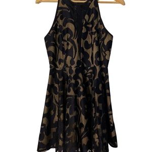 Sleeveless Navy Blue Lace Dresse (M)